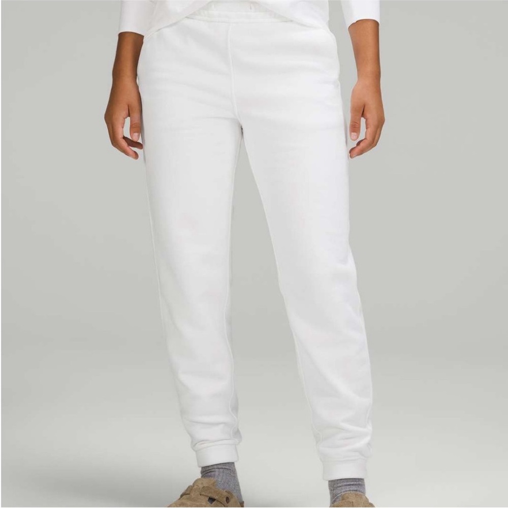 White Lululemon Sweatsuit